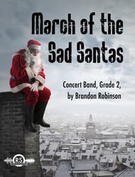 March of the Sad Santas Concert Band sheet music cover Thumbnail